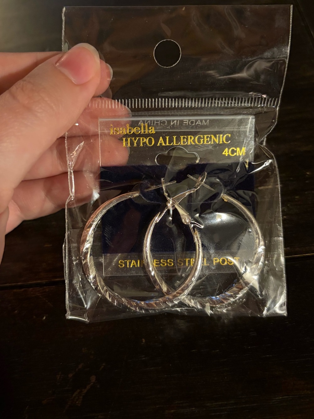 Silver Hoop Earrings